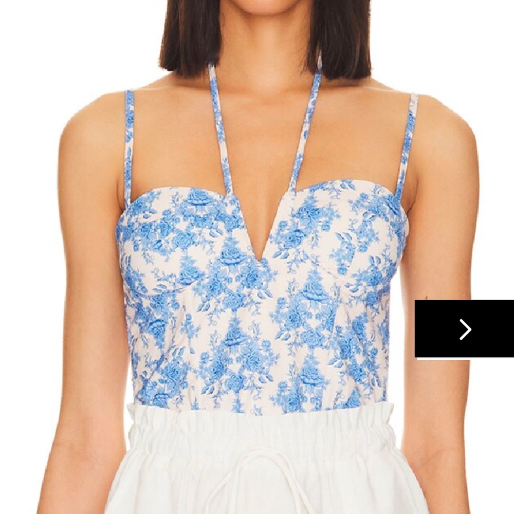 Superdown alexandria corset top
